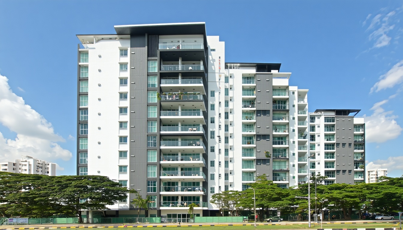 Modern executive condominium in Tampines